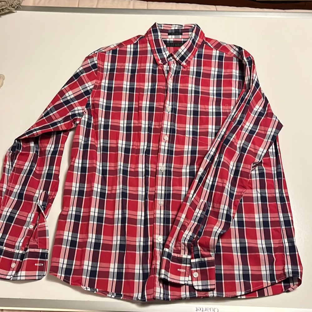 Hawker Rye Plaid Button-down - Brand New